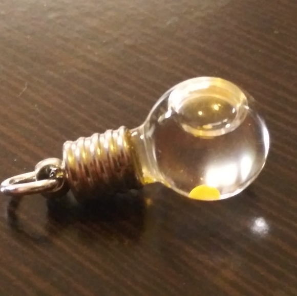 Floating Mustard seed glass pendant. - Picture 2 of 2